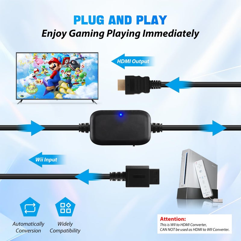 ROKO HDTV Cable for Wii/Wii U (HDTV for Wii) - Image 5